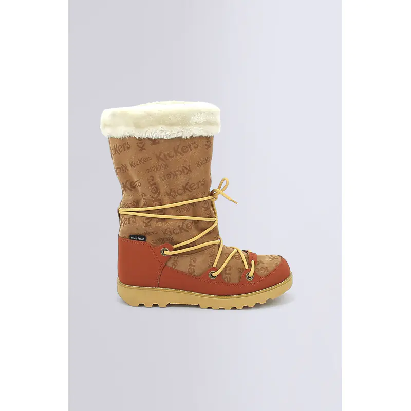 KICK NEOSNOW CAMEL ROUILLE BOOTS Cuir Femme