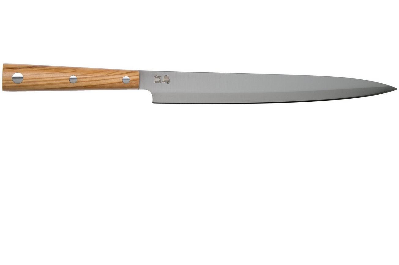 Due Cigni Hakucho sashimi 25 cm, olijfhout