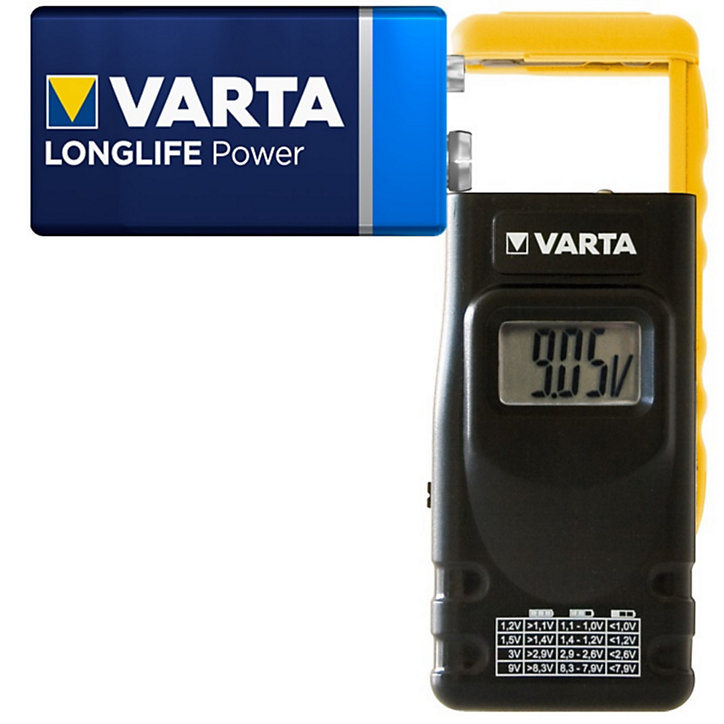 Testeur de piles universel Varta écran LCD
