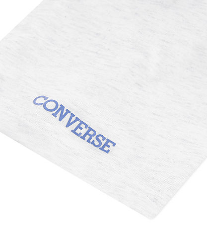 Converse T-Shirt - Birch Heather m. Sneakers