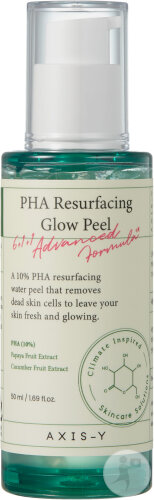 Axis-Y PHA Resurfacing Glow Peel Gel Exfoliant Flacon Pompe 50ml