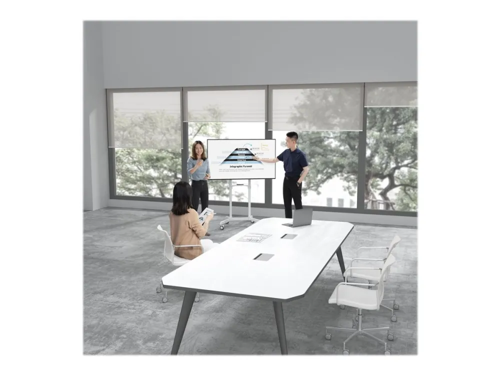 Mobile Stand Rotating White, VESA 600x400