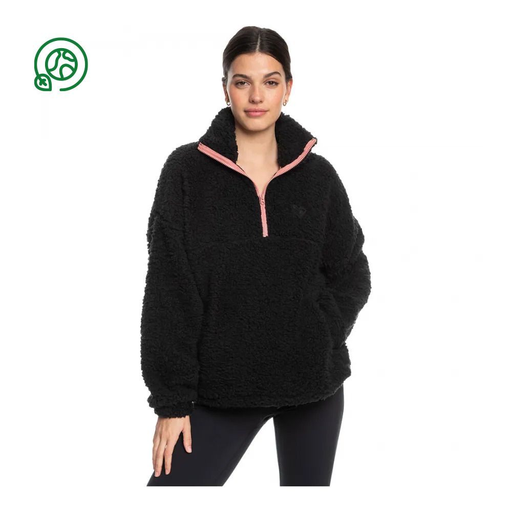 Roxy WOW SHERPA - Polaire Femme anthracite