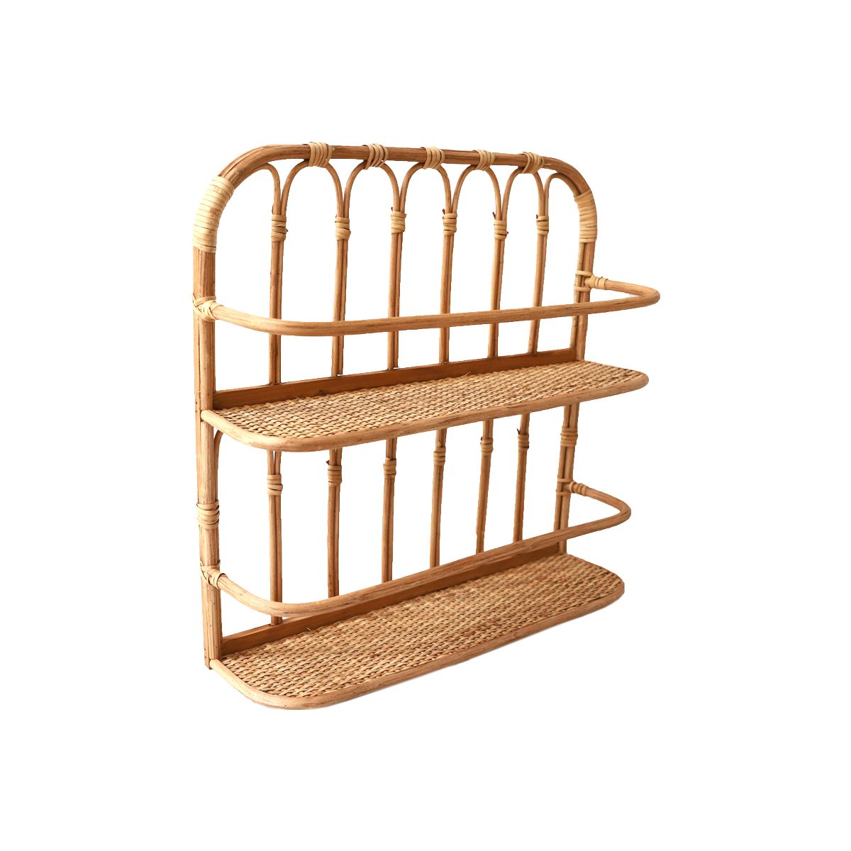 Petite étagère murale en rotin Atelier jasmin