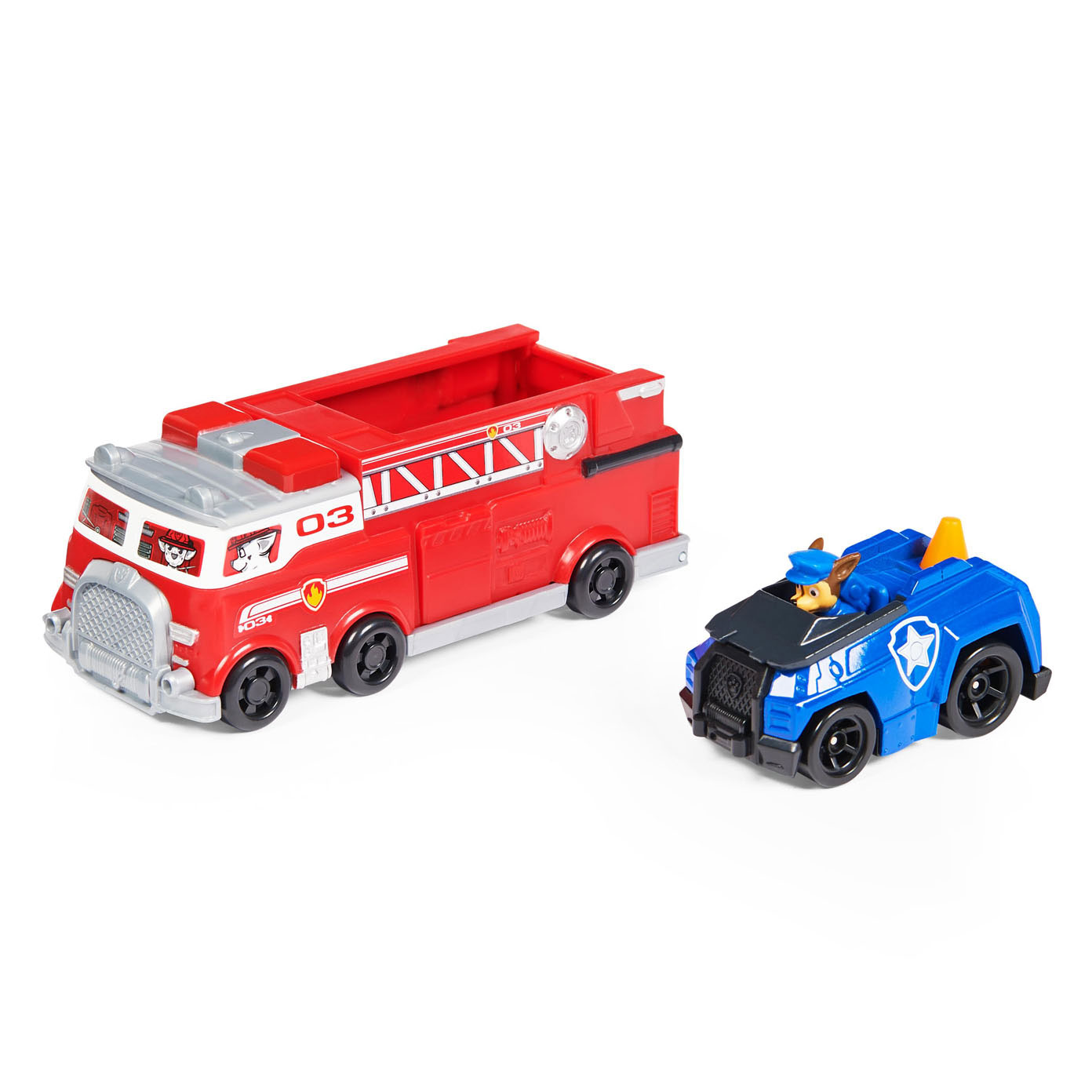 PAW Patrol - True Metal Brandweerwagen Team Voertuig
