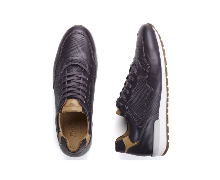 Sneakers homme Charbon Patiné - CANBERRA II