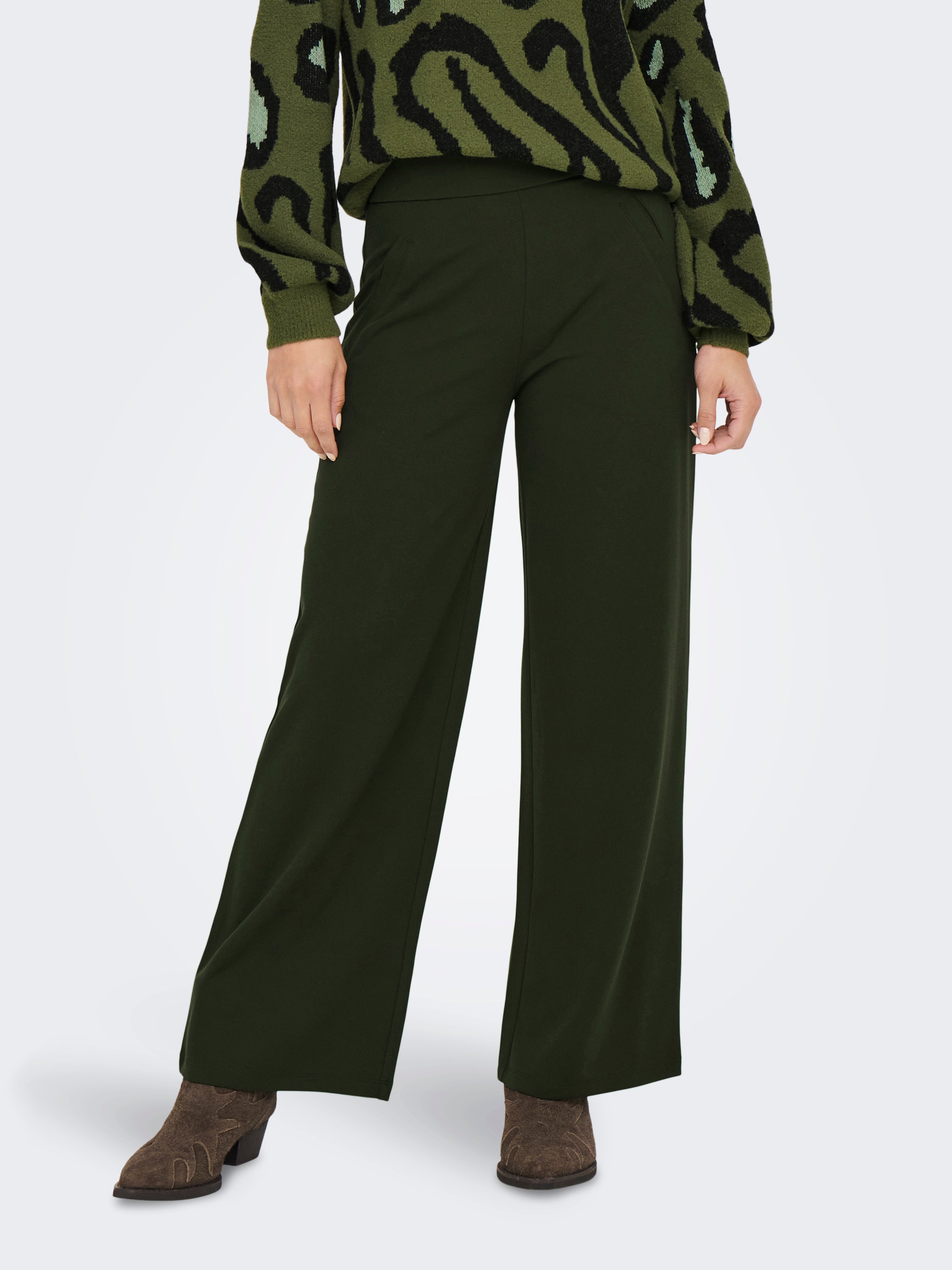 JDYLOUISVILLE Hohe Taille Weiter Beinschnitt Hose mit weitem Beinschnitt Rosin