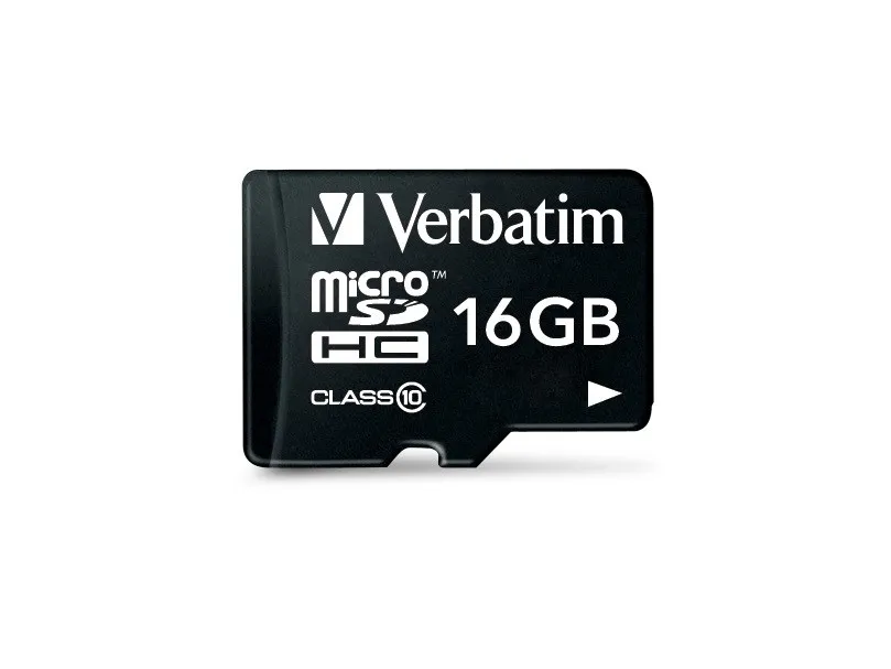 Verbatim - Flashhukommelseskort (microSDHC til SD adapter inkluderet) - 16 GB - Class 10 - microSDHC