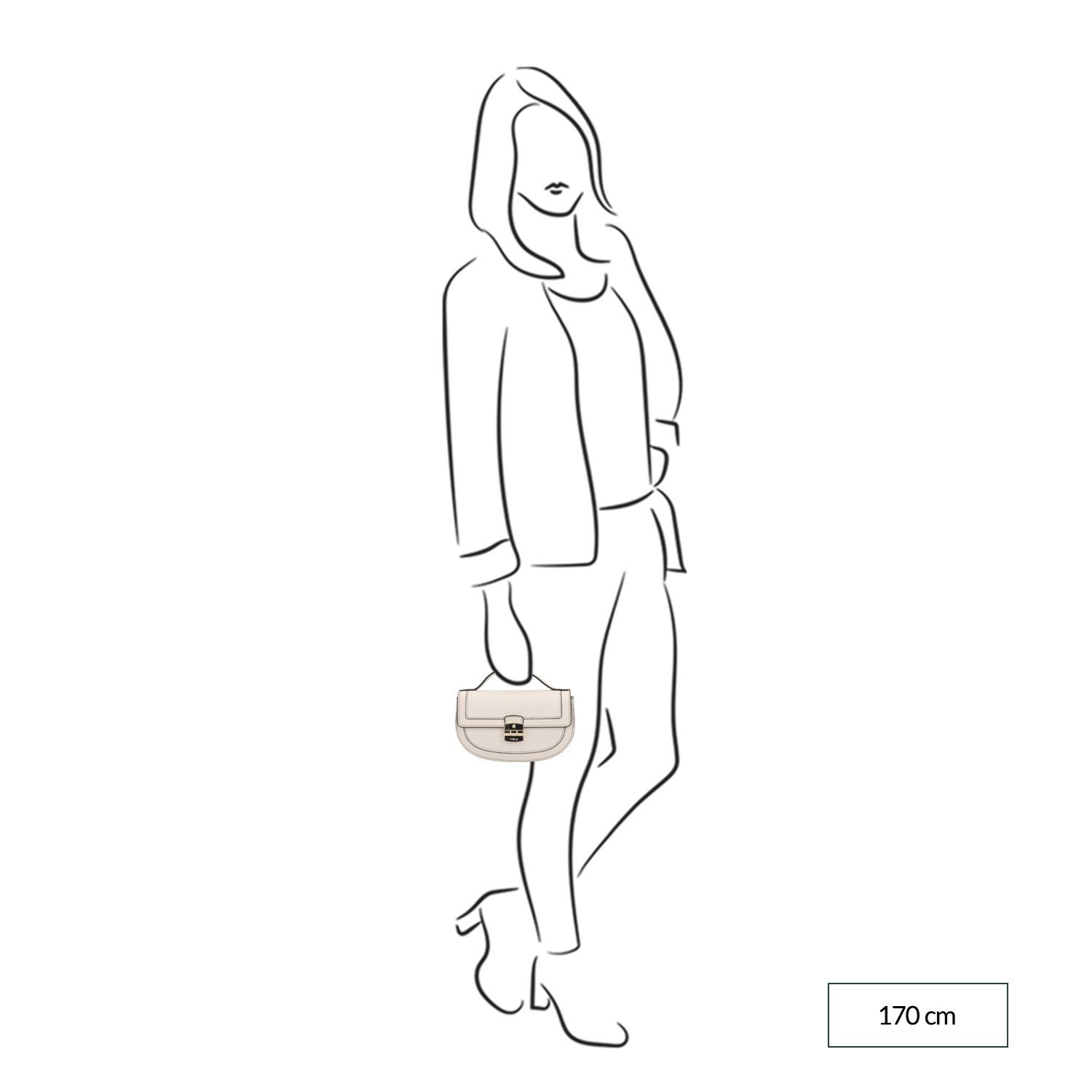 Furla Club 2 Mini Crossbody marshmallow