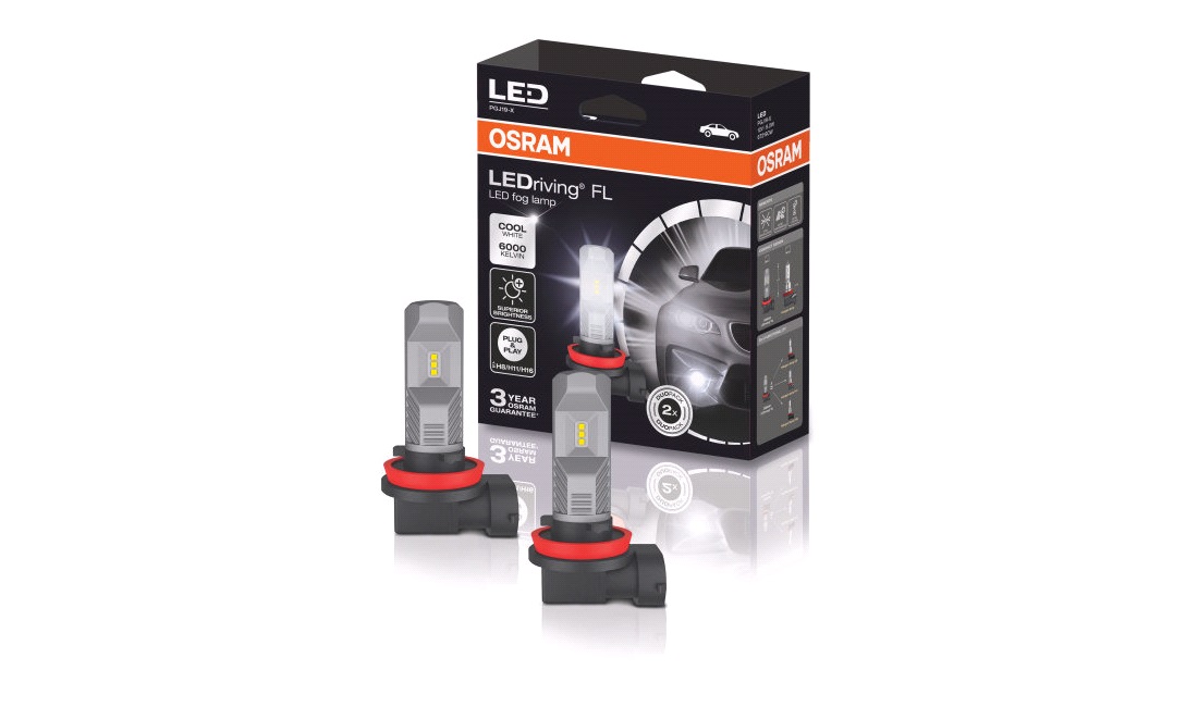 Pæresæt LED H8/H11/H16 LEDriving FL FOGLAMP