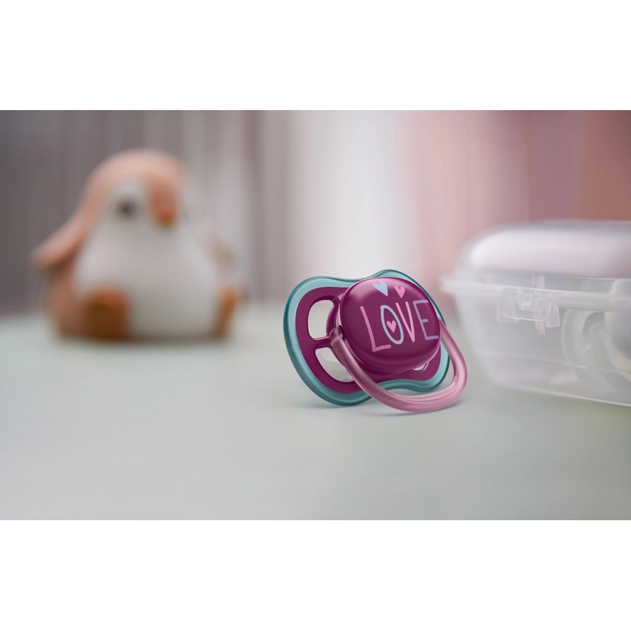 Philips Avent Schnuller ultra air SCF34922 ab 18 Monate 4 Stück blaulila