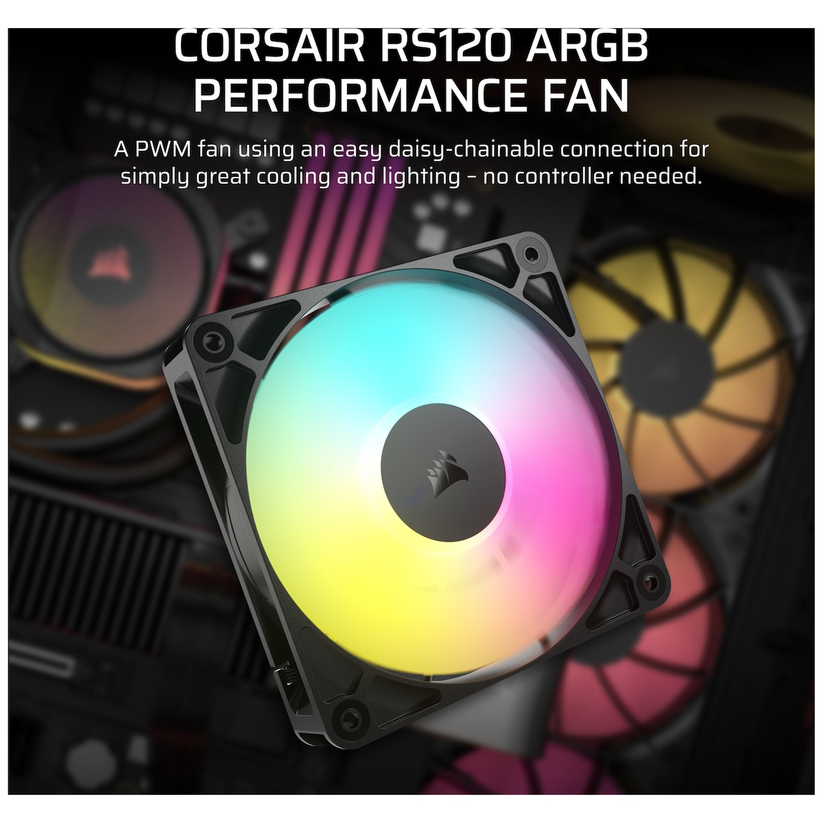 Corsair RS120 ARGB 120mm PWM vifte