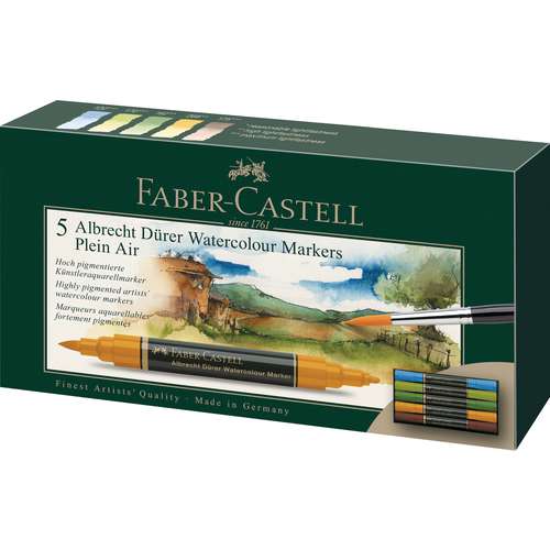 FABER-CASTELL Albrecht Dürer Watercolour Marker 5er-Sets