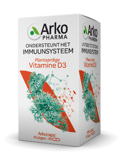 Arkocaps Plantaardige Vitamine D3 2000ie Capsules 45CP