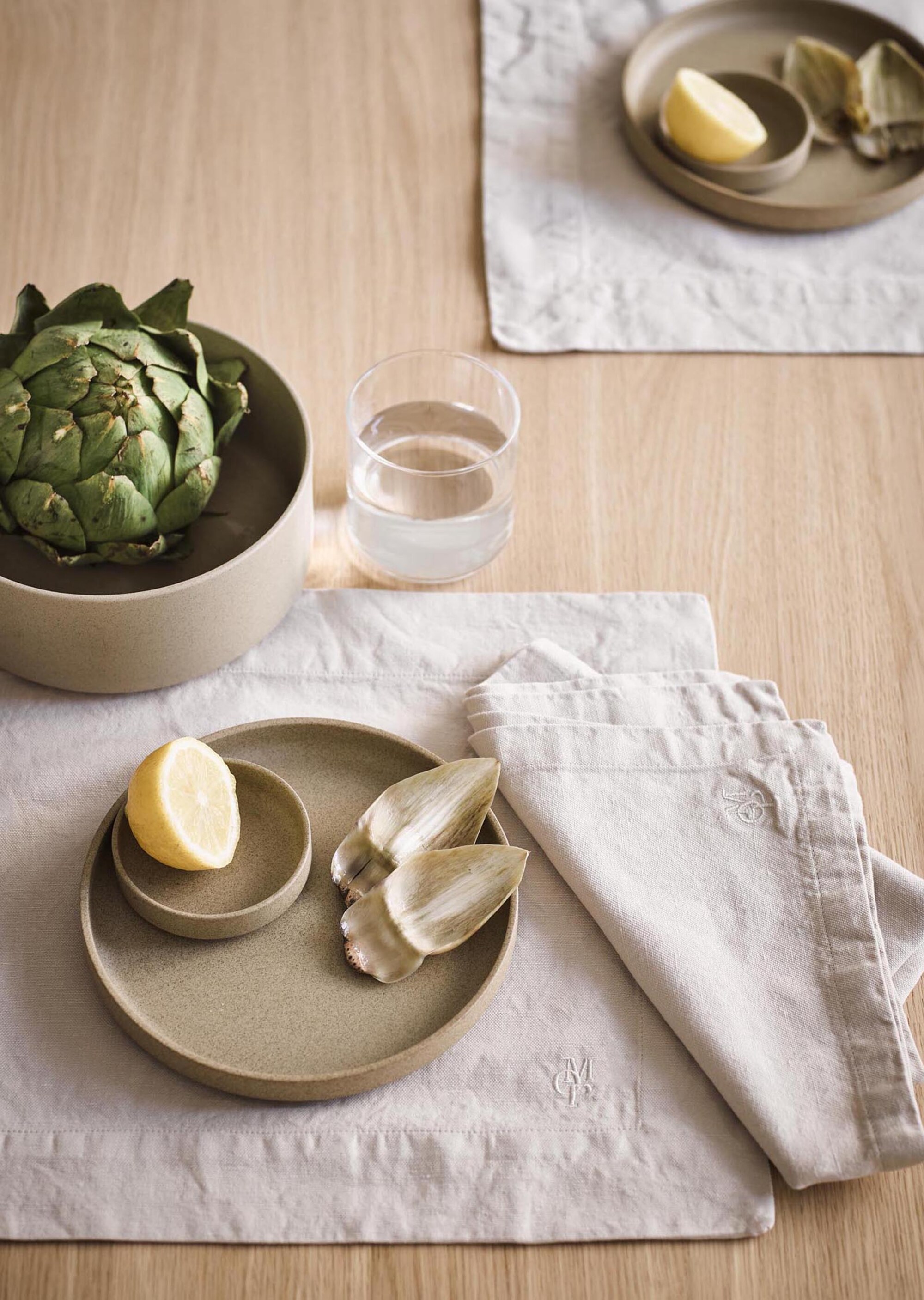 Stoffserviette Modell AKALLA aus Organic-Cotton-Mix