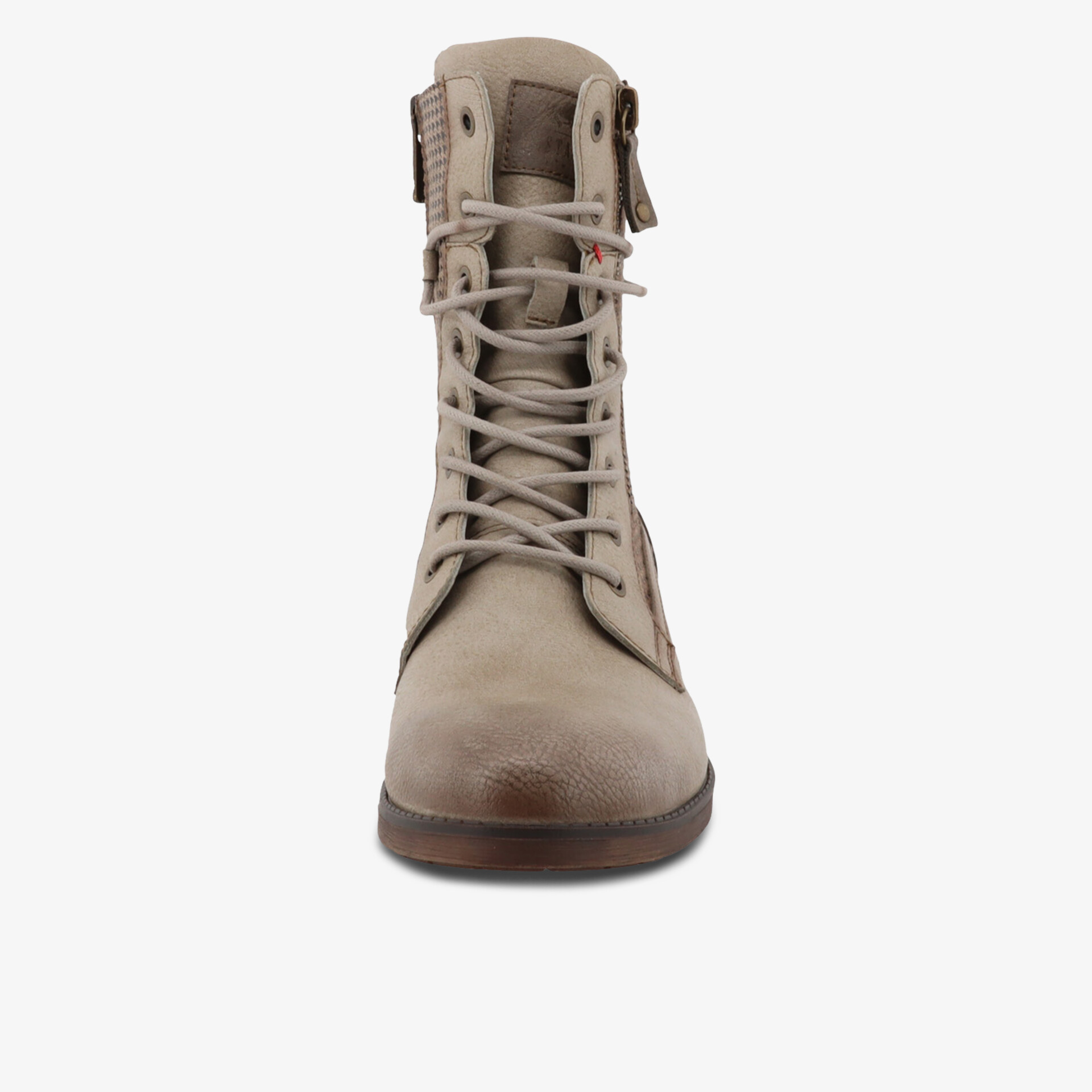 MUSTANG Damen Schnürstiefeletten beige