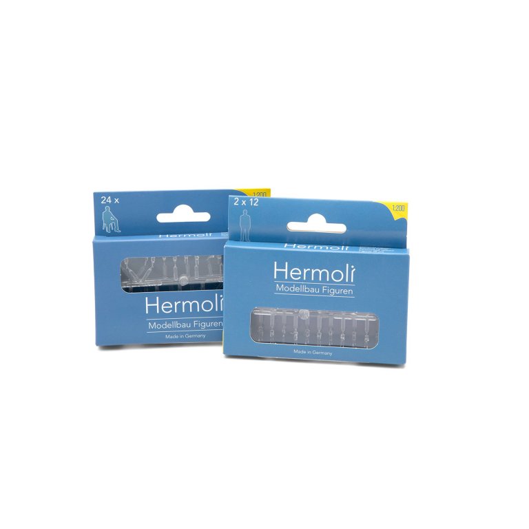 Hermoli Detail-Figuren, transparent, 1:200