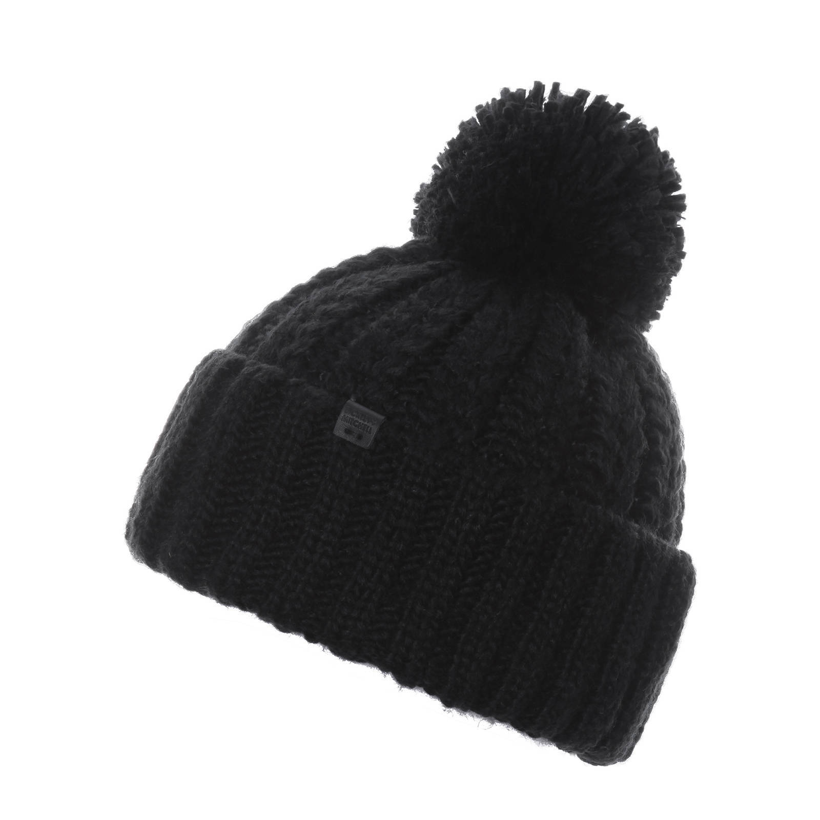 Bickley + Mitchell muts met pompon zwart