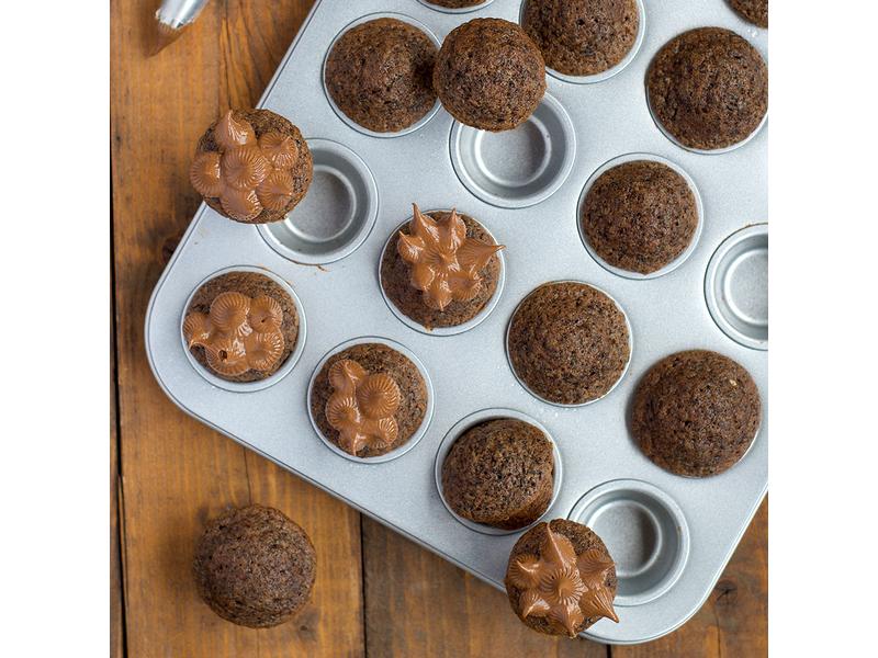 Decora Mini Muffin Backform 24 Mulden Backform für Muffins
