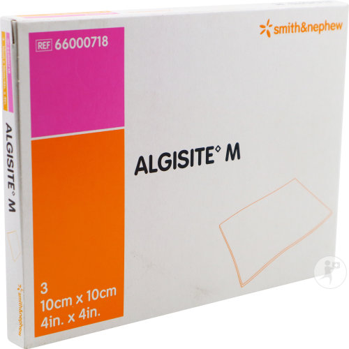 Algisite M Pansement D'Alginate De Calcium 10x10cm 3 Pièces (66000520)