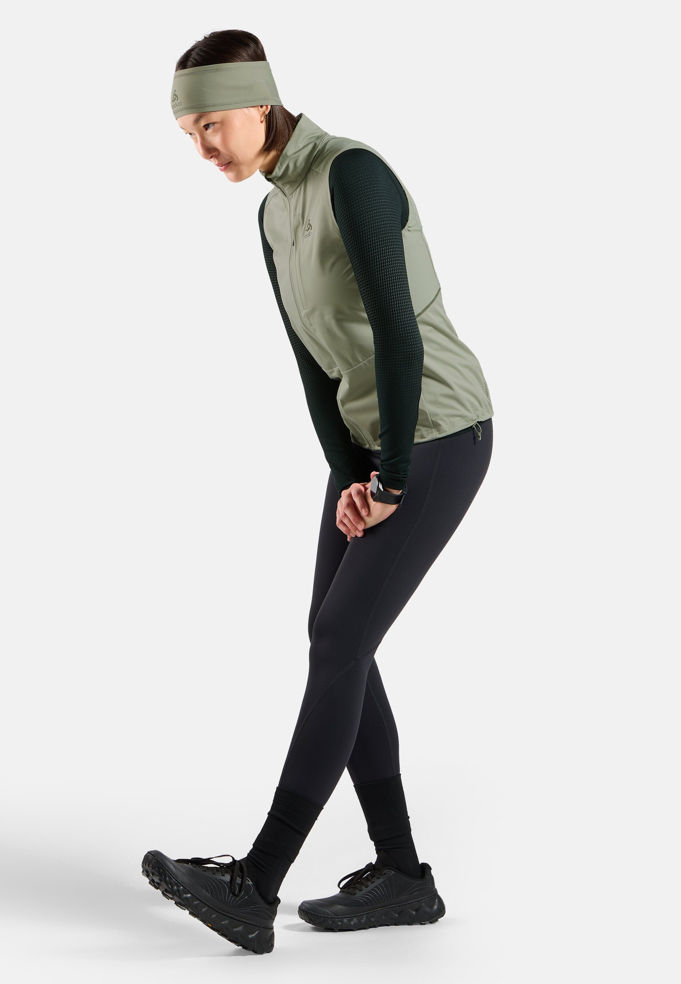 Zeroweight Warm Softshell-Laufweste 2.0 in shadow