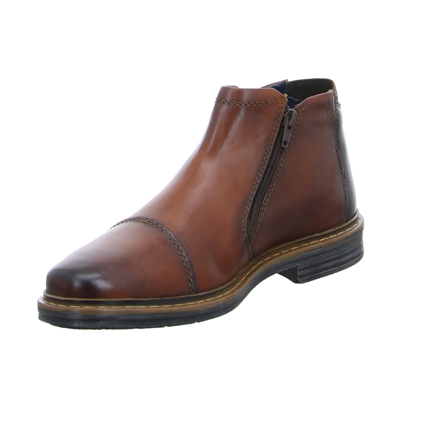 BUGATTI SHOES Western Cognac Leder