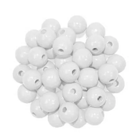 Glorex Holzperlen Mix blau, 6 mm, 118 Stück