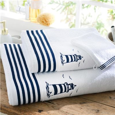 Linge de toilette style marin - 450 g/m² - BECQUET CRÉATION