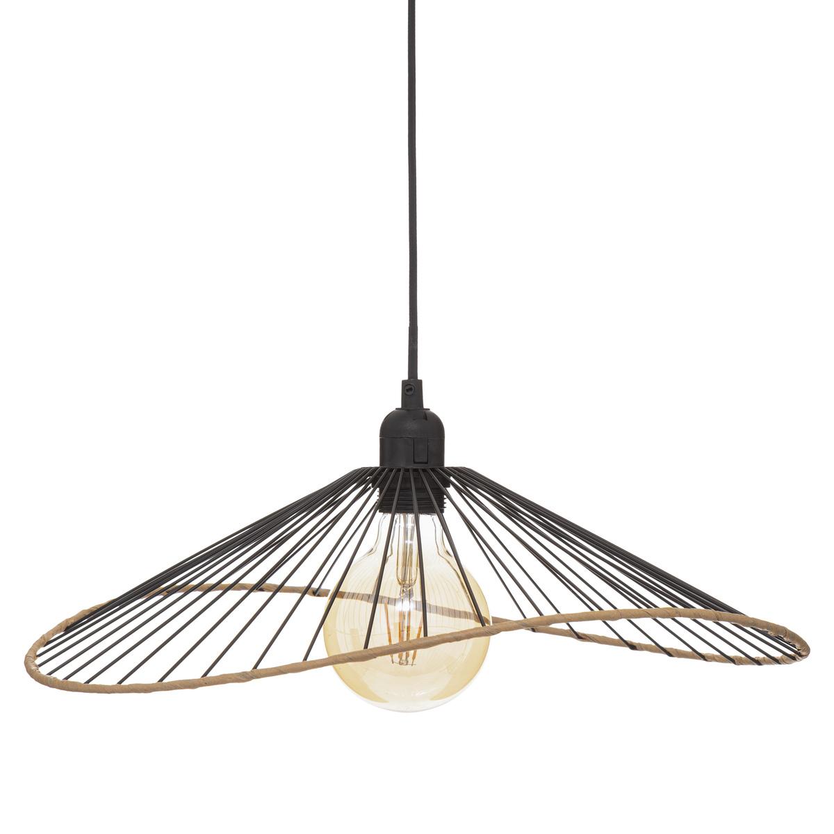 SUSPENSION METAL ALARA NOIR D.45CM