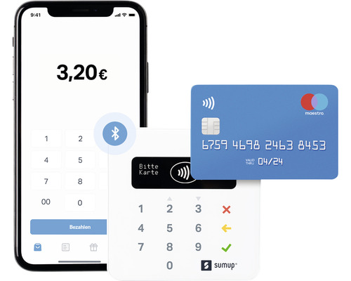 SumUp EC en creditcardlezer Air