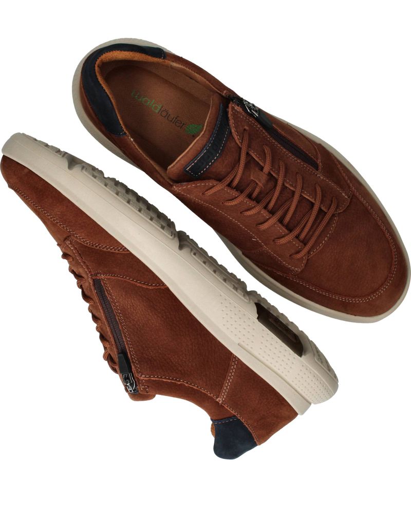 Waldlaufer Heiko Veterschoenen Cognac Heren