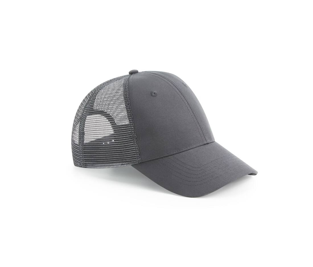 BEECHFIELD BF075R - Casquette 6 pans style trucker en polyester recyclé