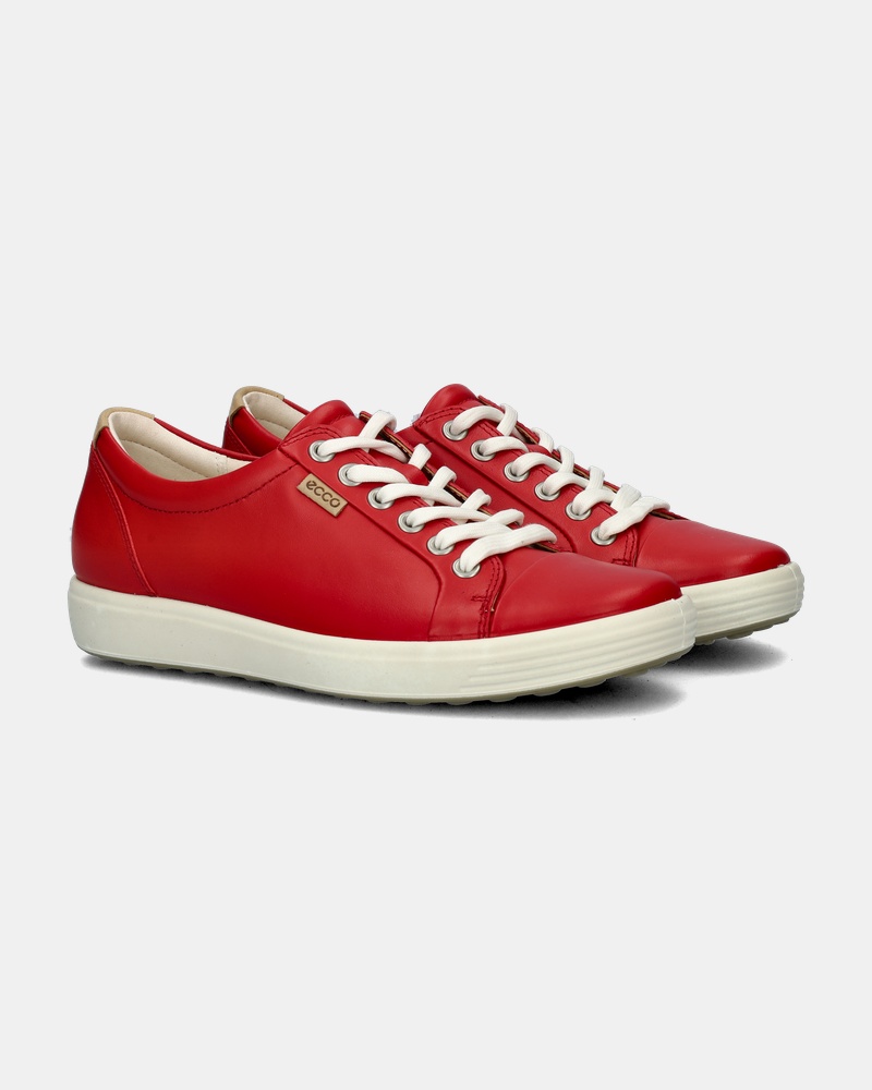 Ecco Soft 7 W Lage sneakers  - rood