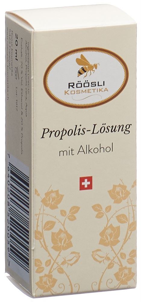 RÖÖSLI KOSMETIKA Propolis Lösung Lös mit Alkohol Fl 20 ml