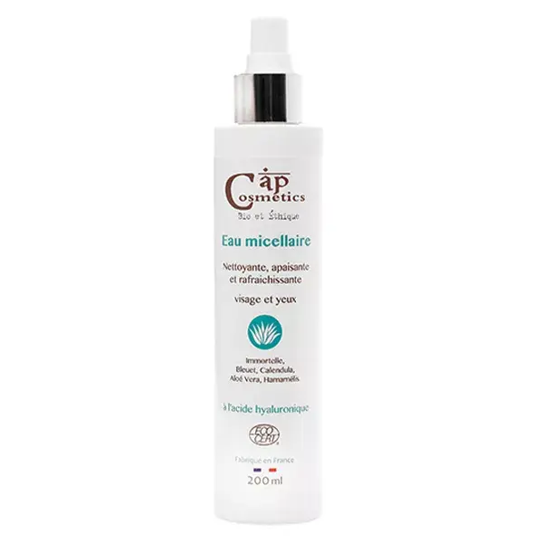 Água Micelar Orgânica Cap Cosmetics 200ml