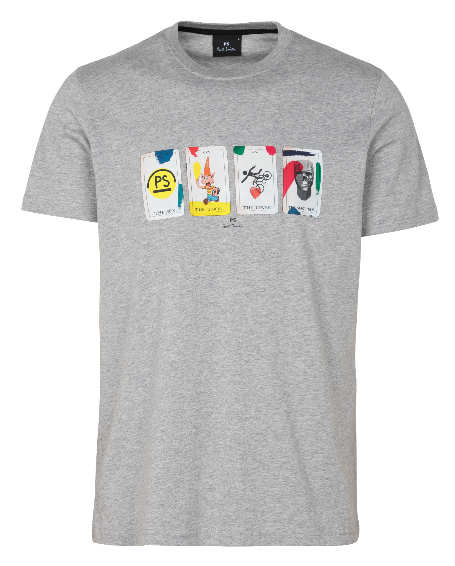 Tee-shirt col rond en coton biologique | Gris