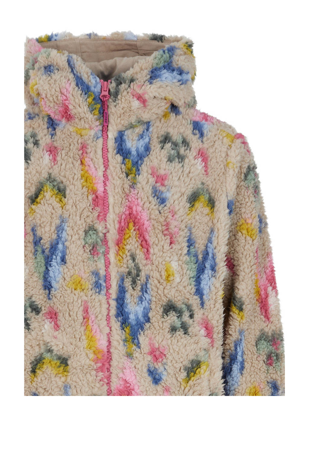 Protest fleecevest Suus beige/multi