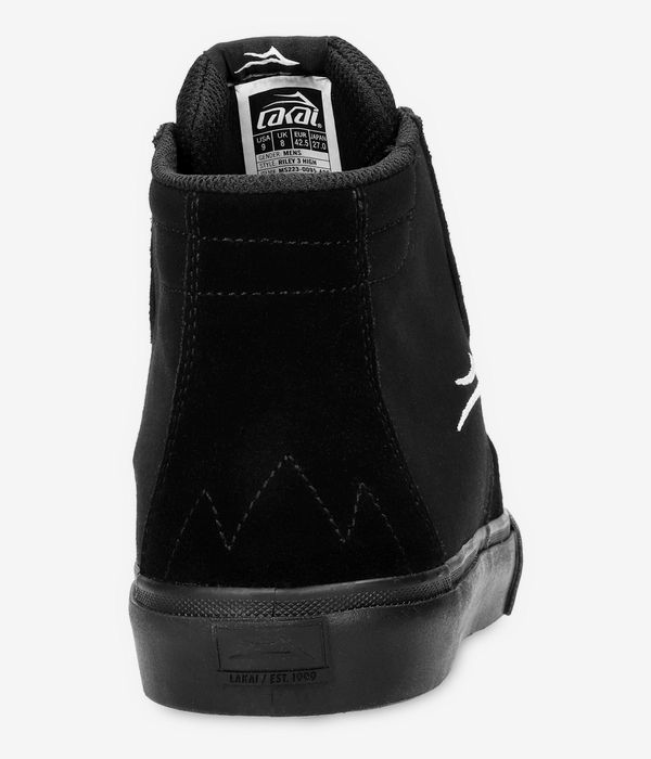Lakai Riley 3 High Suede Schuh (black black)