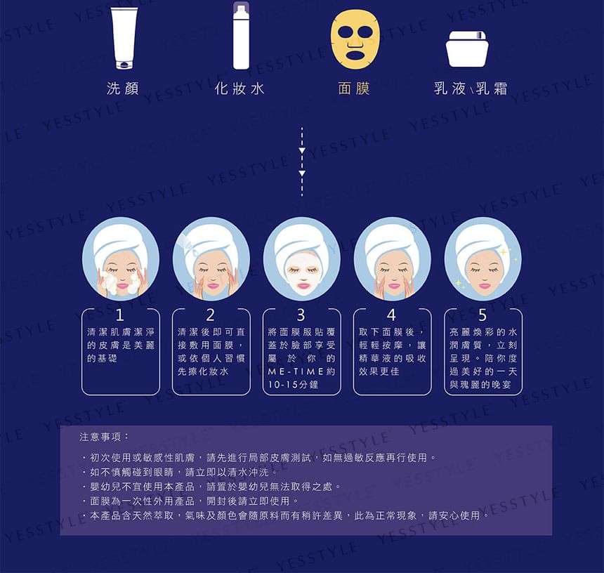 Dr. Morita - Gold Essence Hydraterende Gel Gezichtsmasker