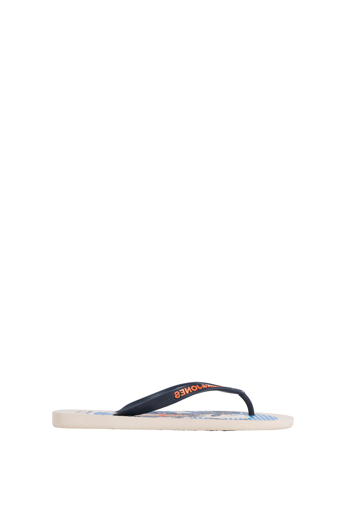 Chinelo estampado - azul marinho
