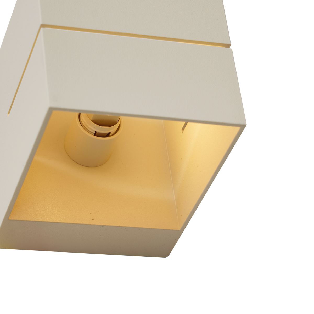 Moderne wandlamp beige G9 vierkant - Transfer