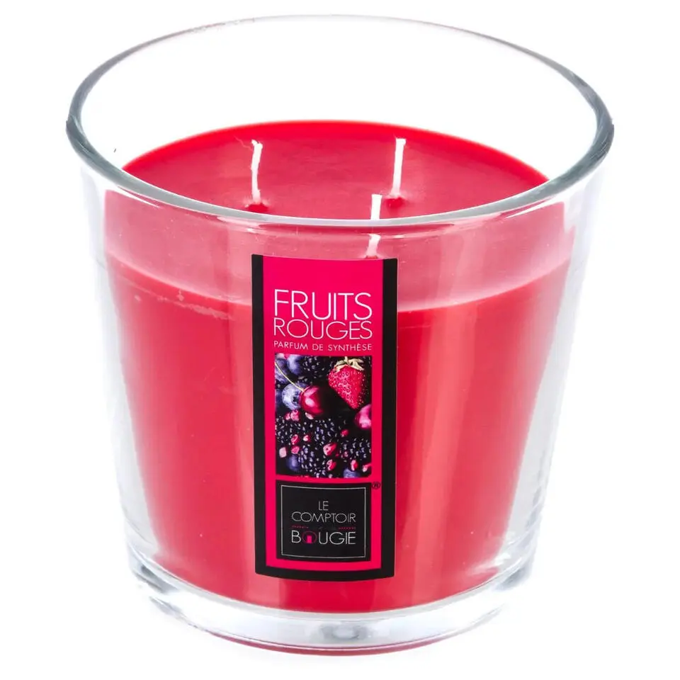 Atmosphera Candles Geurkaars glas - rood fruit aroma - 40 uur
