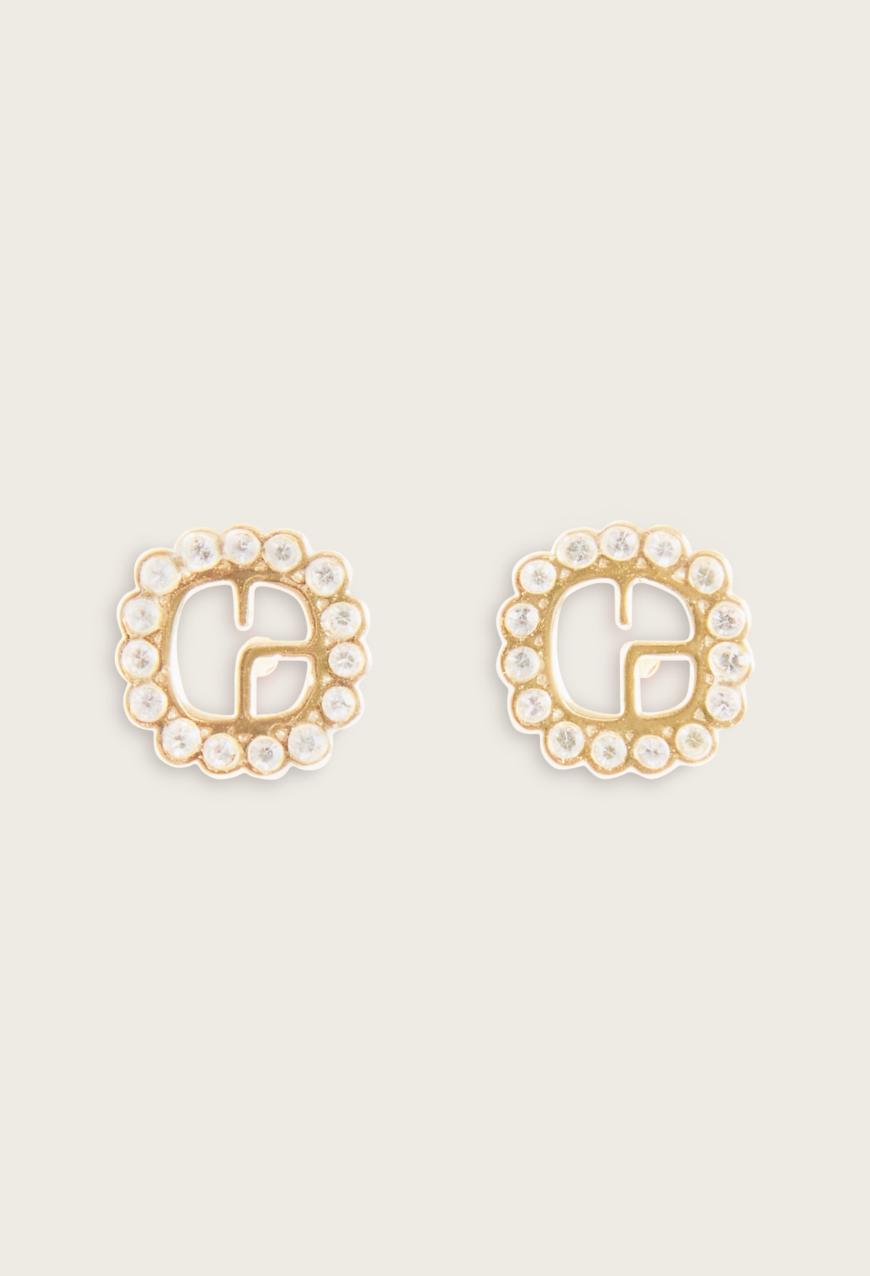 Boucles d'oreilles dorees