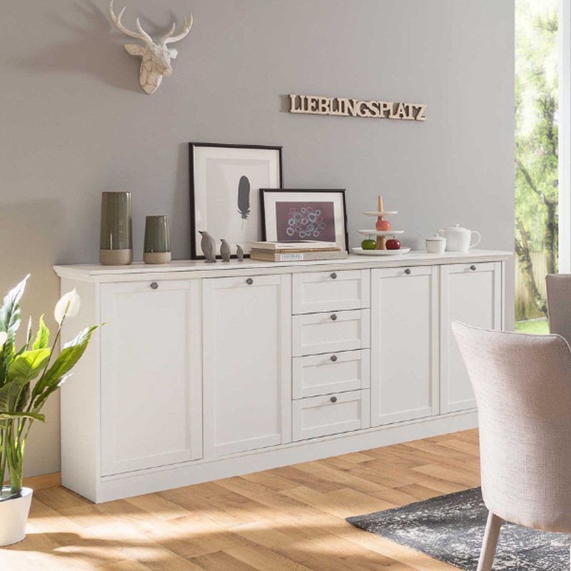 Finori - Dressoir - Wit - 200x40x90 cm