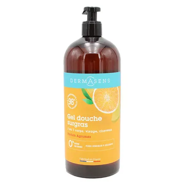 Dermasens Gel de Banho Extra-Rico 3 em 1 Cítrico 1L