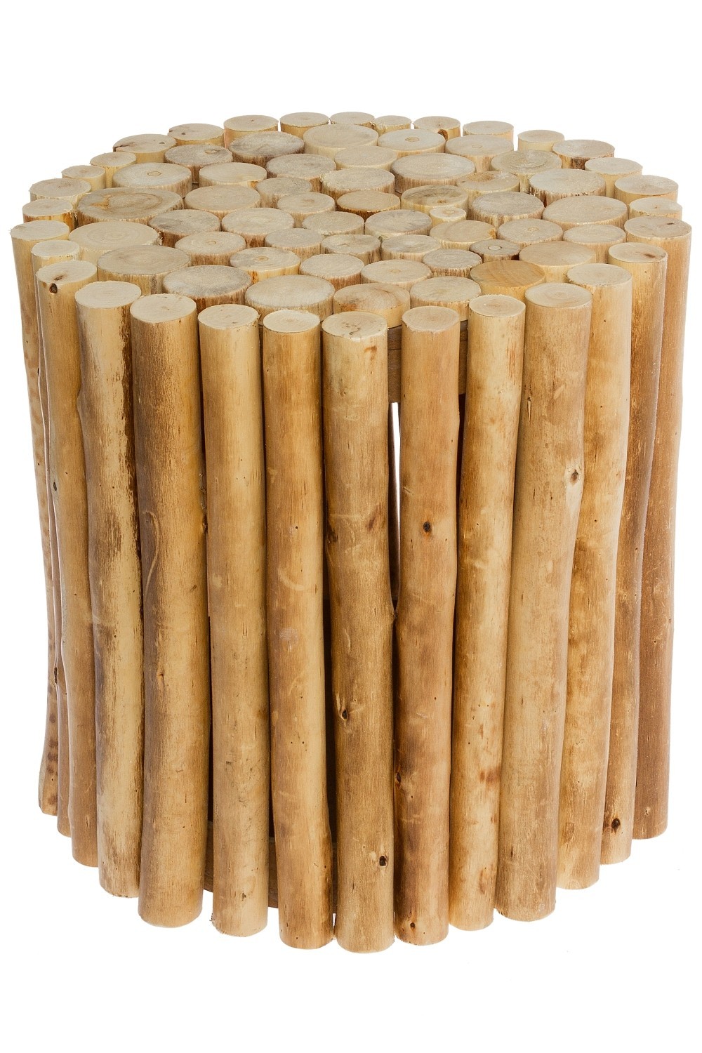 Holz-Hocker HANS - natur - Ø 30 cm