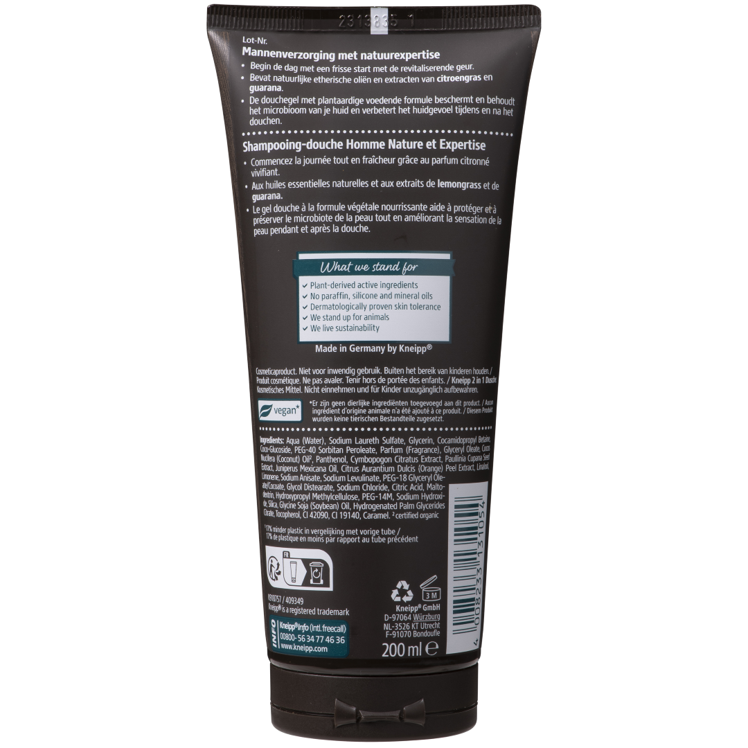 Kneipp Douche men 2-in-1 ready to go (200 ml)