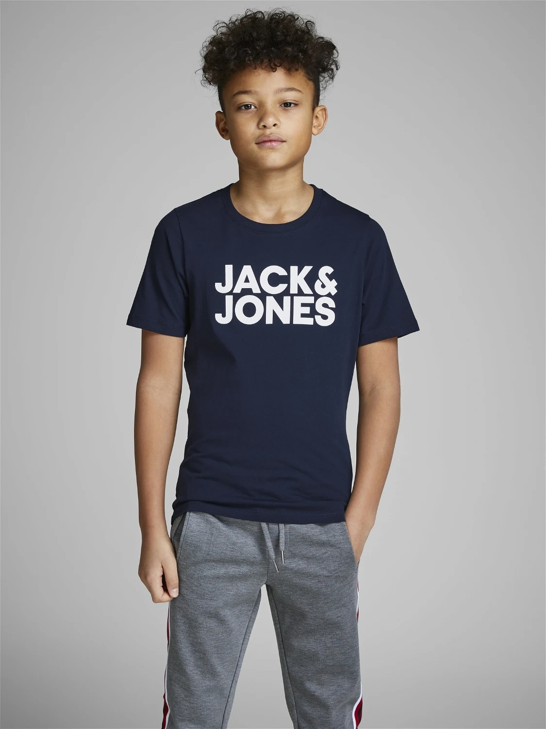 T-Shirt JJECORP LOGO in navy blazer