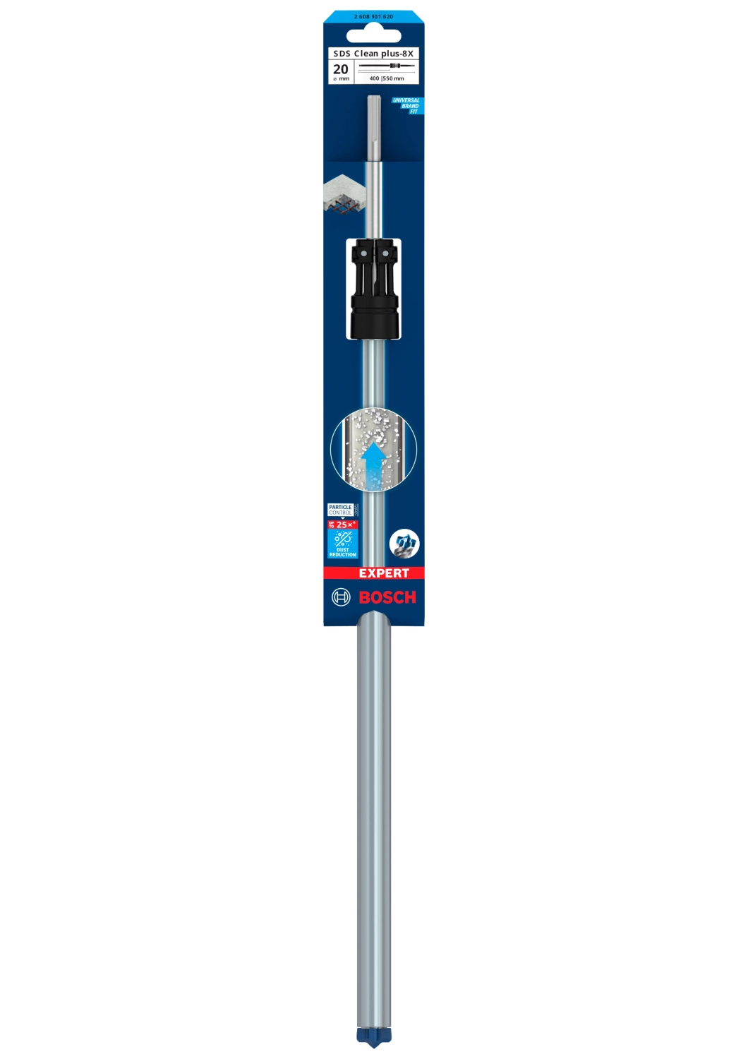 Bosch 2608901620 EXPERT Hamerboor SDS Clean SDS plus-8X - 20x400x550mm
