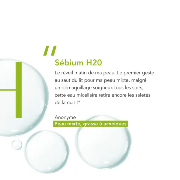 Água Micelar Purificante Bioderma Sébium H2O para Pele Mista a Oleosa 250ml